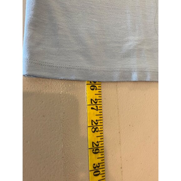 Ann Taylor Factory Light Blue Short Sleeve Top Medium - Picture 5 of 9